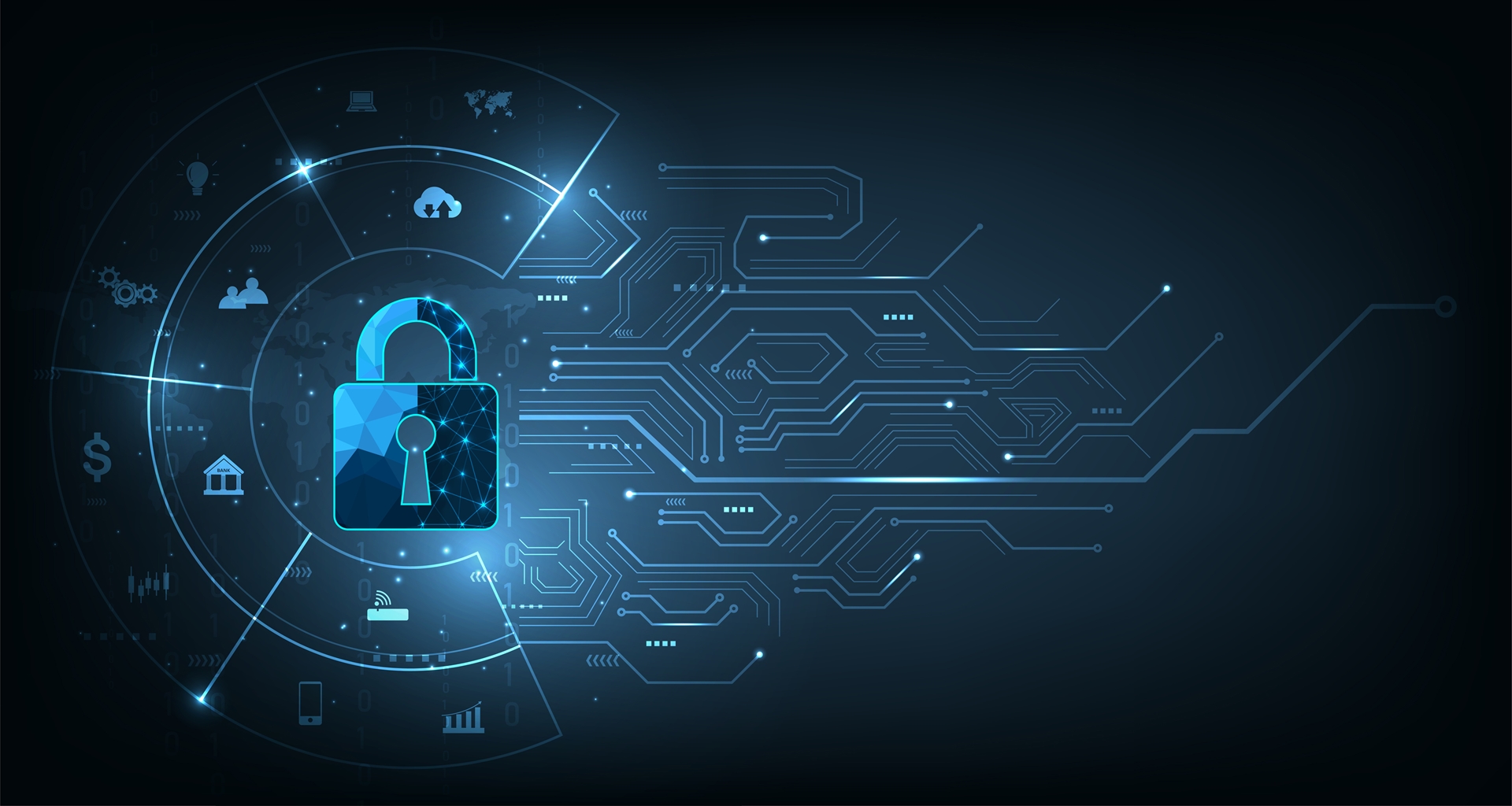 Internet security and Data prevent concept